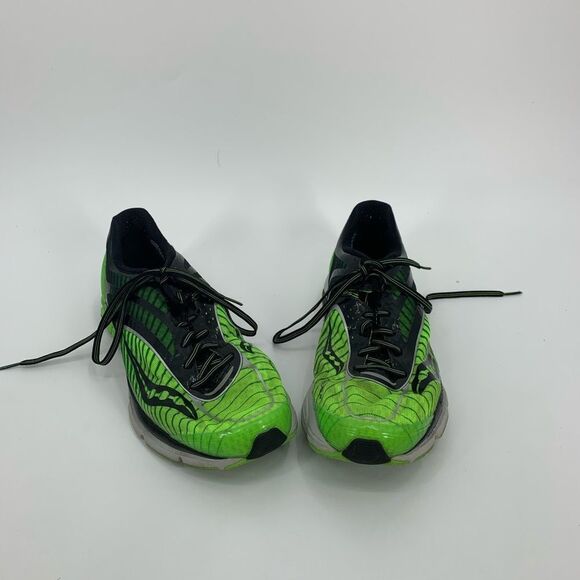 SAUCONY Cortana 3 black/green power grid sneakers - Picture 3 of 8